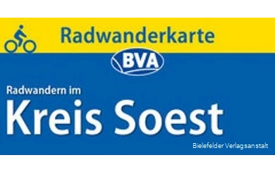 Radwanderkarte BVA Radwandern im Kreis Soest 1:50.000, reiß- und wetterfest, GPS-Track Download der ausgeschilderten Routen.  Ideal für Tagesausflüge und Wochenendtouren.