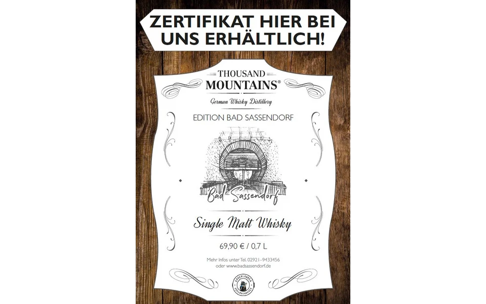 Single Malt Whisky aus Bad Sassendorf