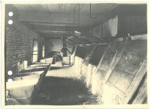 Das Bild zeigt, wie es um 1920 in einem Siedehaus in Bad Sassendorf aussah.